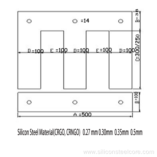 Laminas Trifasicas,s/m,ei100-500, Ei100-500 Uso:19 Plaquitas X Kilo Laminas Trifasicas Partes De Transformador